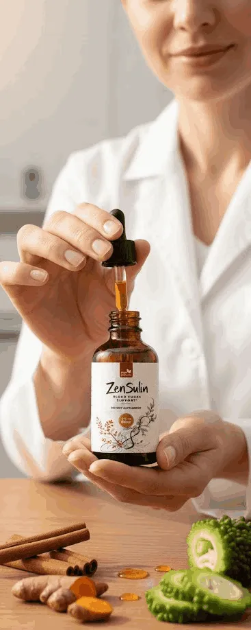 ZenSulin blood sugar support liquid supplement with natural plant extracts